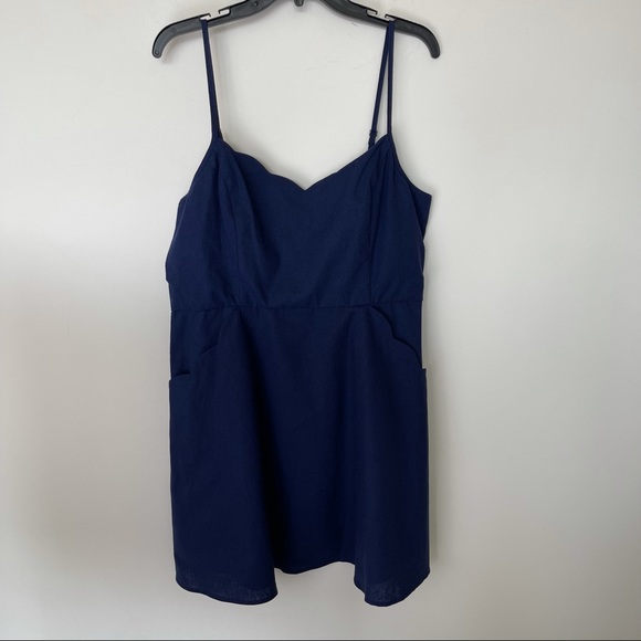 NWT Market & Spruce Crissie Strap Linen Dress XL - Picture 2 of 12